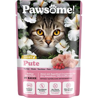 Pawsome! Adult light s krůtím masem 85 g