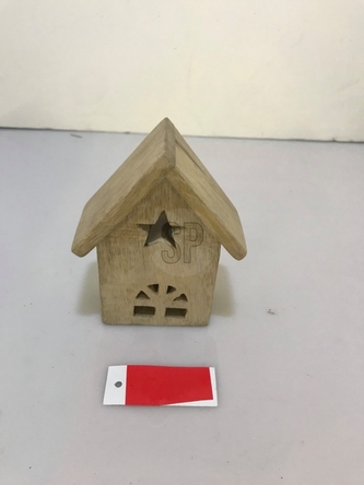 Domeček Mango wood 11x9,5x9,5 cm