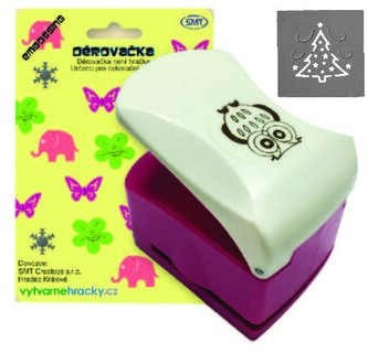 Děrovačka s embosing efektem - vánoční strom Děrovačka s embosing efektem - vánoční strom