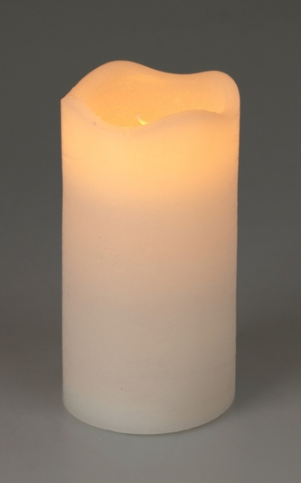 LED svíčka 13x7 cm s časovačem