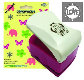 Děrovačka s embosing efektem - nápis LOVE Děrovačka s embosing efektem - nápis LOVE