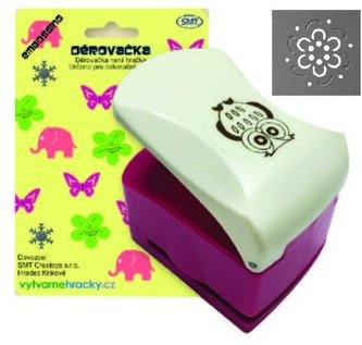 Děrovačka s embosing efektem - květ 10