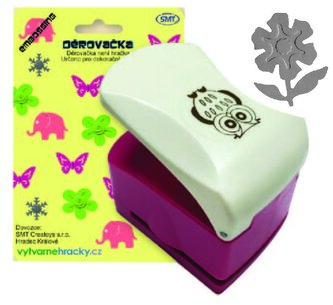 Děrovačka s embosing efektem - kytka