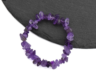 Náramek dětský sekaný Ametyst