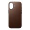 Nomad Modern Leather case, brown - iPhone 16