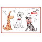 prostírání 44x28,5cm  KOČKA a PES, plast