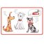 prostírání 44x28,5cm  KOČKA a PES, plast