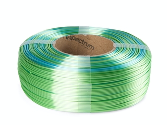 Tisková struna (filament) Spectrum ReFill PLA SILK Rainbow 1.75mm OCEAN MELANGE 1kg