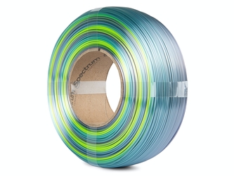 Tisková struna (filament) Spectrum ReFill PLA SILK Rainbow 1.75mm FROST GLOSS 1kg