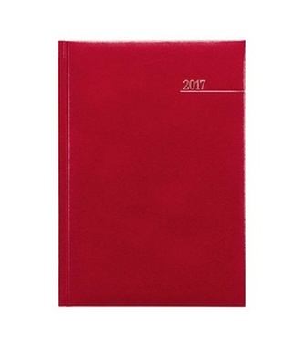 Diář 2017 - Kronos červený denní A5