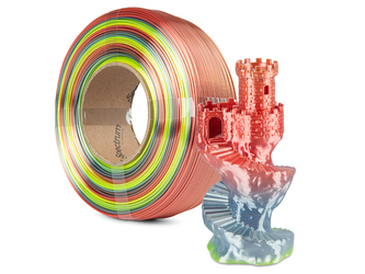 Tisková struna (filament) Spectrum ReFill PLA SILK Rainbow 1.75mm FUSION 1kg