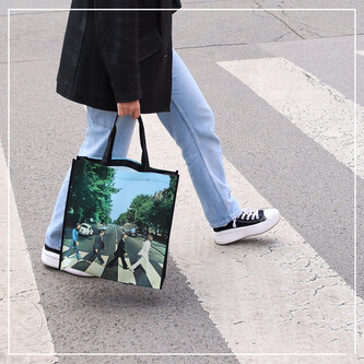 Taška Beatles - Abbey Road, 100% recyklovatelný materiál