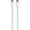 PURO Fabrik 2.0 USB-C/USB-C kabel (60W) 1,5 m, zelený