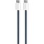 PURO Fabrik 2.0 USB-C/USB-C kabel (60W) 1,5 m, tmavě modrý