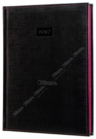 Diář 2017 - Nilo, červené denní A5