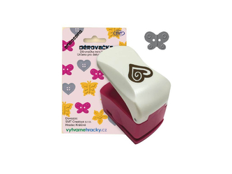 Děrovačky s embosing efektem - motýl s dírkami Děrovačky s embosing efektem - motýl s dírkami