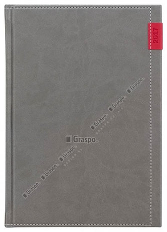 Diář 2017 - Joy šedý denní A5