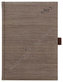 Diář 2017 - Wood hnědý denní A5