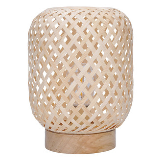 Solight ratanová LED lucerna s LED žárovkou, teplá bílá, 3x AAA, 19cm