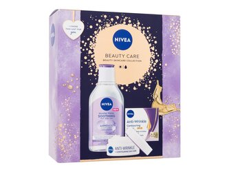 Nivea Beauty Care denní pleťový krém Anti-Wrinkle Contouring Day Care 65 SPF30 50 ml + micelární voda Soothing Micellar Water 400 ml