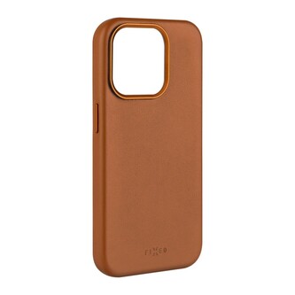 FIXED MagLeather kožený kryt s MagSafe Apple iPhone 16 Plus hnědý