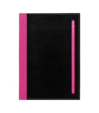 Diář 2017 - Fresh růžový denní A5