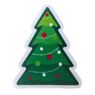 HOUBIČKA NA NÁDOBÍ VÁNOČNÍ STROMEK 9,5X12,5X3CM