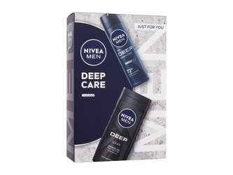 Nivea Men Deep antiperspirant Men Deep Darkwood 150 ml + sprchový gel Men Deep Clean 250 ml