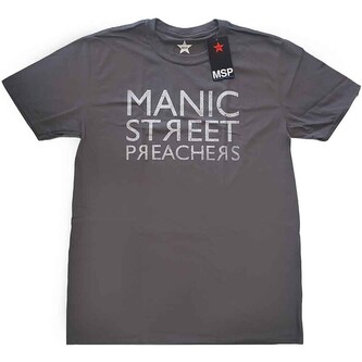 Tričko Manic Street Preachers - Reversed Logo, XL