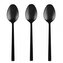 DuraHome Polévková lžíce PIANO, 3ks, černá