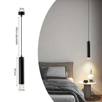 Immax NEO PUNTO-ZA Smart stropní závěsné bodové svítidlo GU10 4,8W, RGB+CCT Zigbee 3.0
