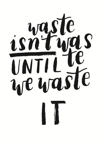 Be Nice Plakát Waste A4 – 210 x 297