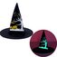 Kapelusz czarownicy ze świecącym nadrukiem