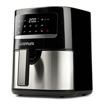 Fritéza G3Ferrari, G1017500, horkovzdušná, 4,5 L, digitální displej, 10 přednastavených programů, časovač, 1400-1600 W