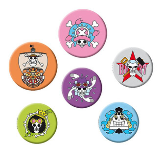 Plackový set One Piece - Skulls