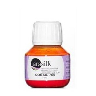 Barva na hedvábí Darwi Arasilk 50ml – 754 Coral