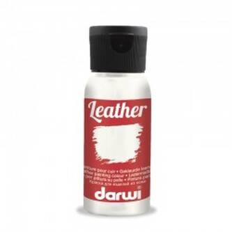 Barva na kůži Darwi Leather 50ml – 010 White