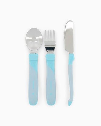 TWISTSHAKE 78210 Stalowe sztućce 12+ niebieskie