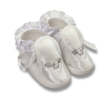 LAFEL P3H Buciki atłasowe haftowane