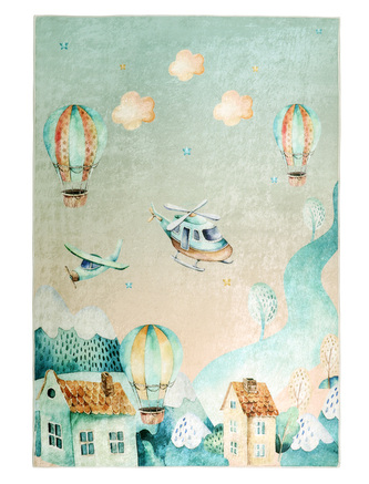 Kobereček dětský - Balón modrošedá - šíře 100 cm , délka 150 cm