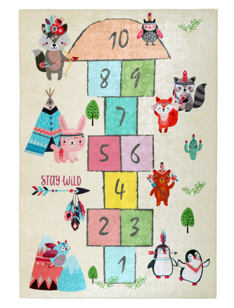 Kobereček dětský - Indiánská hra vícebarevná - šíře 100 cm , délka 150 cm