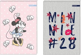 Notes klejony w kratkę A6 / 96k Myszka Minnie