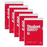 Student blok A4 pro leváky,čtver.,spirála,80 listů