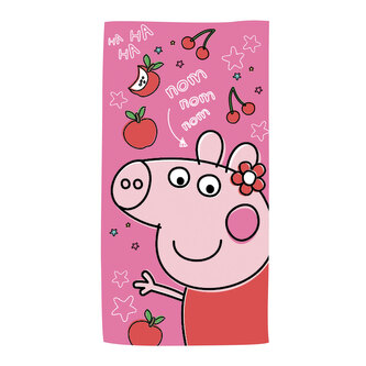 Ręcznik plażowy / kąpielowy 70 x 140 cm Świnka Peppa