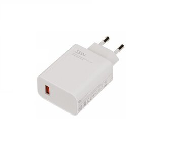 Xiaomi MDY-11-EZ USB-A 33W Cestovní Nabíječka White (Bulk) (Poškrábané)
