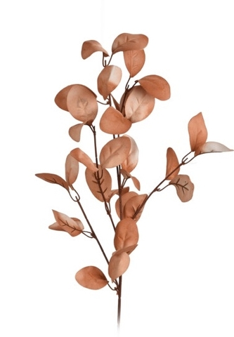 Větev s listy fialová 81cm