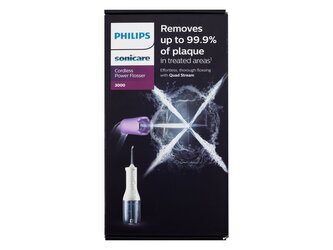 Philips Sonicare HX3826/31 ústní sprcha, 3 stupně intenzity, cestovní, 250 ml, bílá