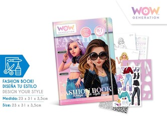 Książka o modzie, zaprojektuj swój styl WOW Generation