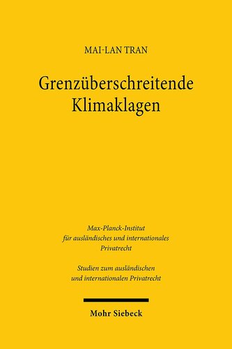 Grenzüberschreitende Klimaklagen