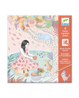 DJECO Vyškrabávací obrázky - Lesní víla